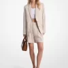 Linen and Cotton Twill Blazer