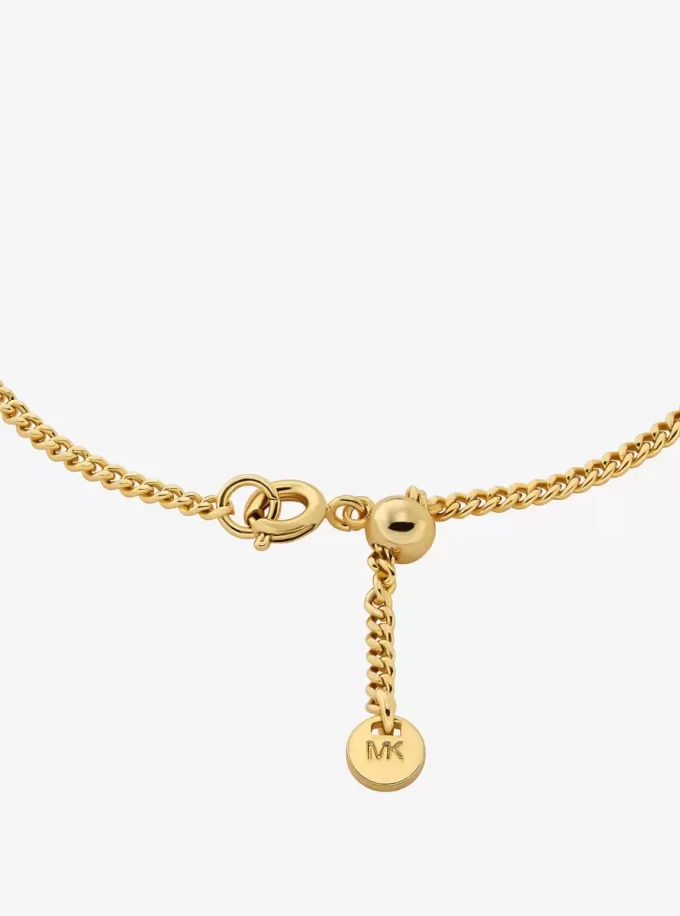 Logo Charm Slider Bracelet