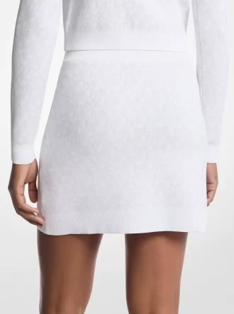 Logo Jacquard Knit Skirt Logo Jacquard Knit Skirt