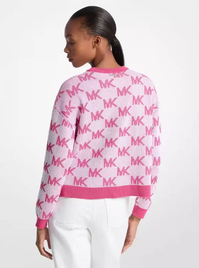 Logo Jacquard Knit Sweater Logo Jacquard Knit Sweater