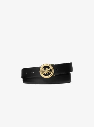 Logo Leather Belt