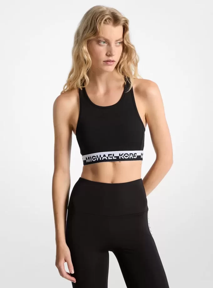 Logo Tape Sports Bra Logo Tape Sports Bra