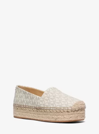 Lynn Signature Logo Platform Espadrille