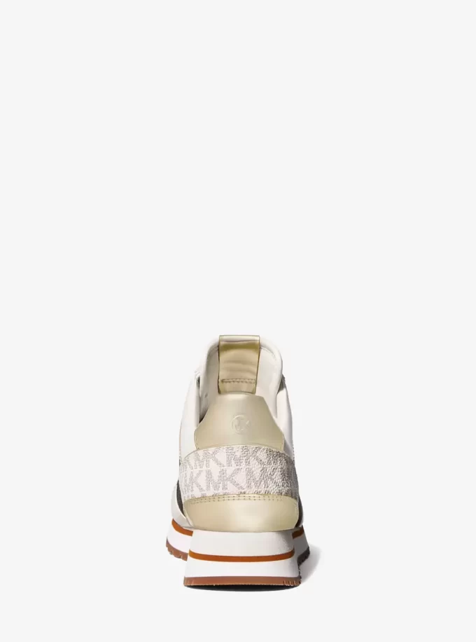 Maddy Two-Tone Logo Trainer