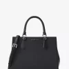 Marilyn Medium Saffiano Leather Satchel