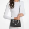 Marilyn Small Color-Block Saffiano Leather Messenger Bag