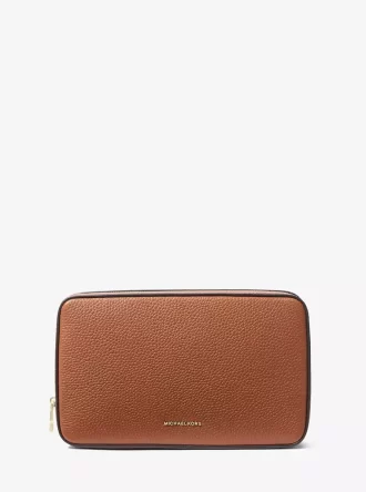 Medium Pebbled Leather Tech Organizer