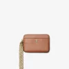 Medium Saffiano Leather Chain Card Case