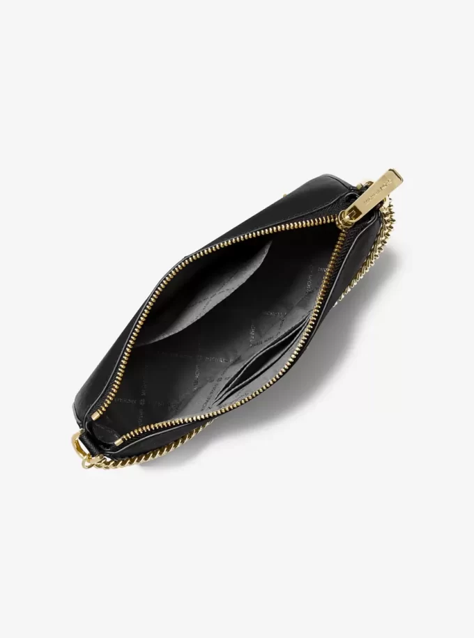 Medium Saffiano Leather Shoulder Bag and Card Case Gift Set Medium Saffiano Leather Shoulder Bag and Card Case Gift Set