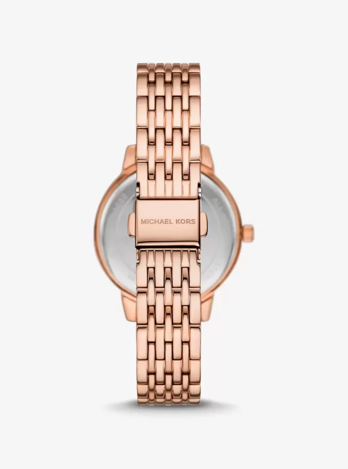 Melissa Pavé Rose Gold-Tone Watch Melissa Pavé Rose Gold-Tone Watch
