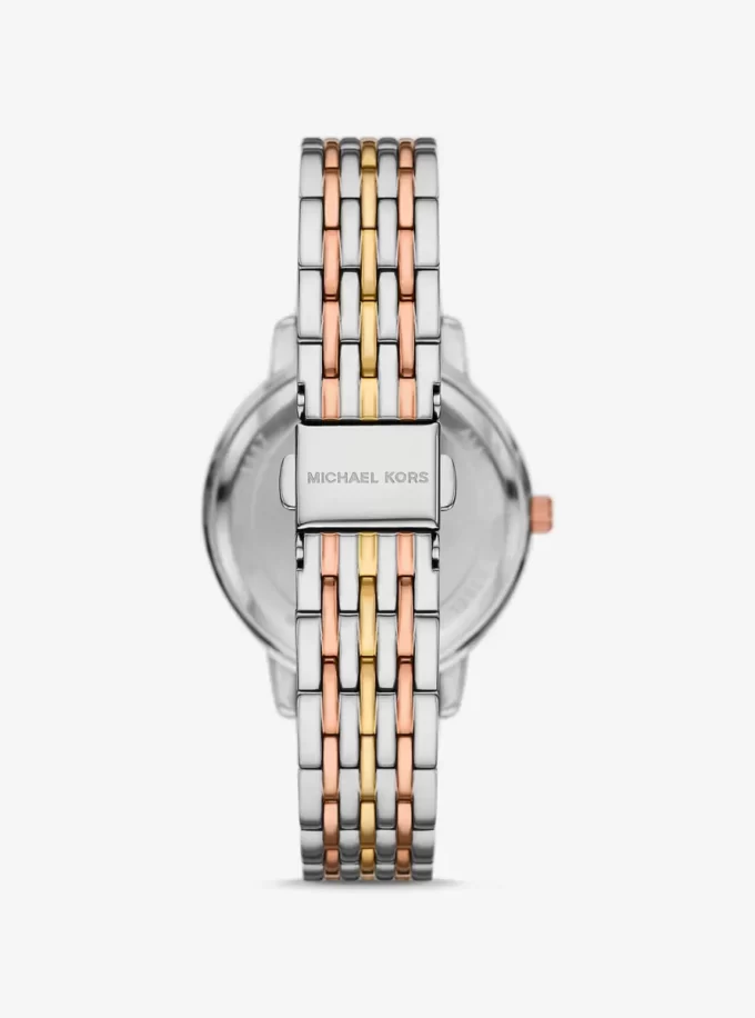 Melissa Pavé Tri-Tone Watch Melissa Pavé Tri-Tone Watch