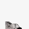 Merriam Snake Embossed Leather Wedge Sandal Merriam Snake Embossed Leather Wedge Sandal