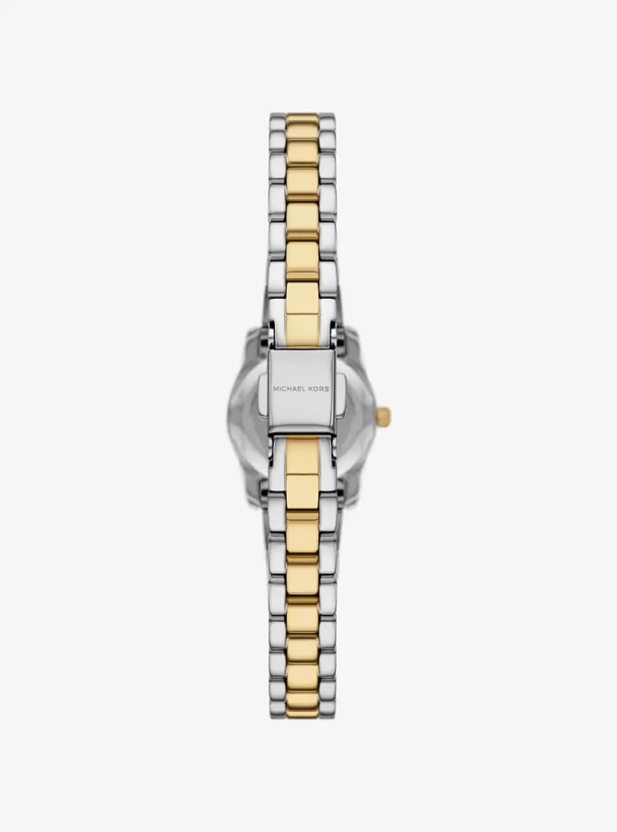 Micro Lexington Pavé Two-Tone Watch