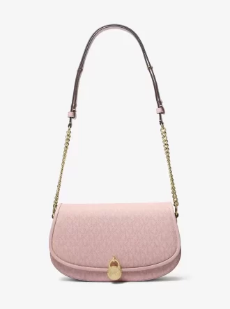 Mila Medium Signature Logo Messenger Bag Mila Medium Signature Logo Messenger Bag