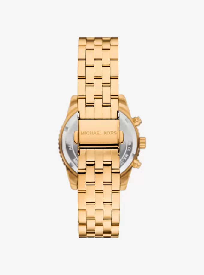 Mini Bryant Pavé Gold-Tone Watch Mini Bryant Pavé Gold-Tone Watch
