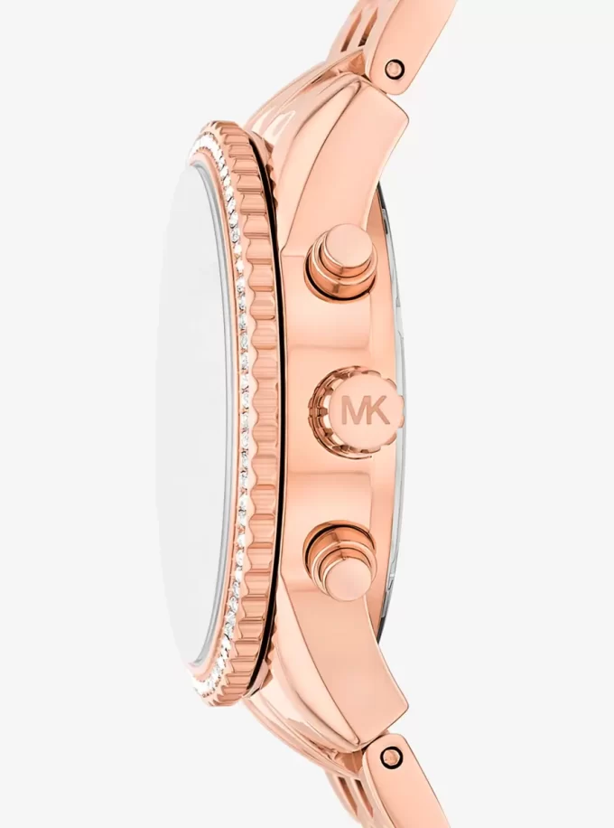 Mini Bryant Pavé Rose Gold-Tone Watch Mini Bryant Pavé Rose Gold-Tone Watch