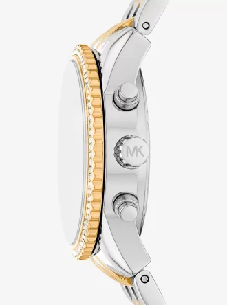 Mini Bryant Pavé Two-Tone Watch