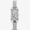 Mini Empire Pavé Silver-Tone Bangle Watch Mini Empire Pavé Silver-Tone Bangle Watch