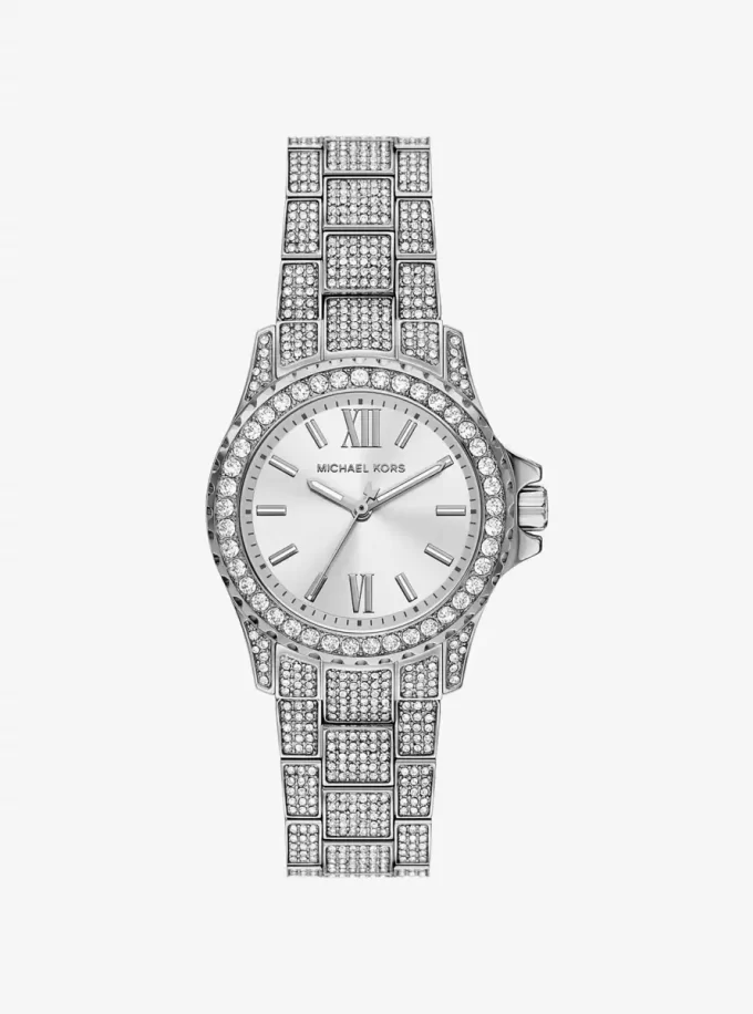 Mini Everest Pavé Silver-Tone Watch Mini Everest Pavé Silver-Tone Watch