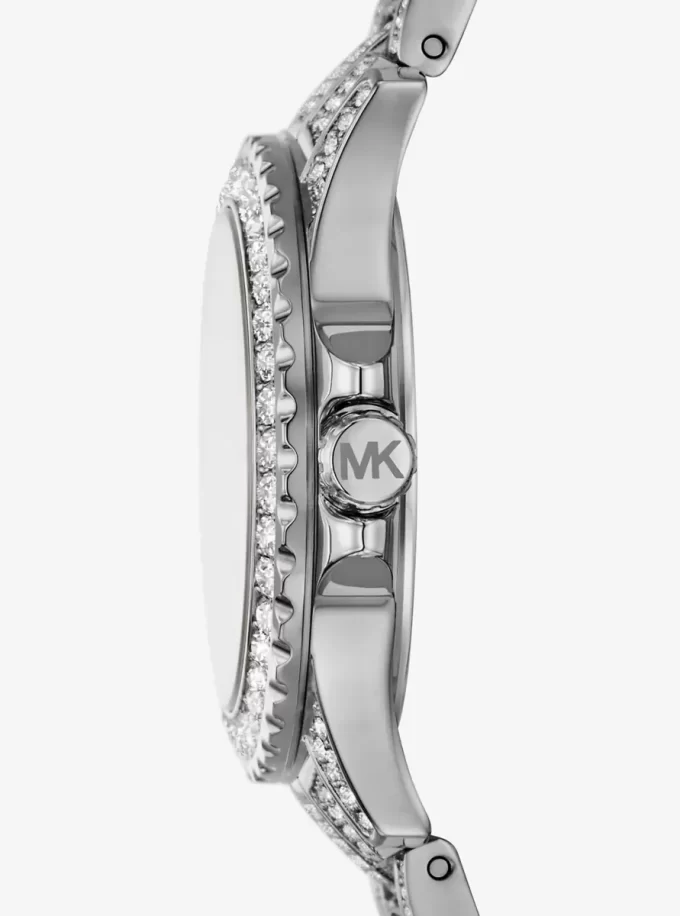 Mini Everest Pavé Silver-Tone Watch Mini Everest Pavé Silver-Tone Watch