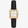 Mini Gwynn Gold-Tone and Leather Watch