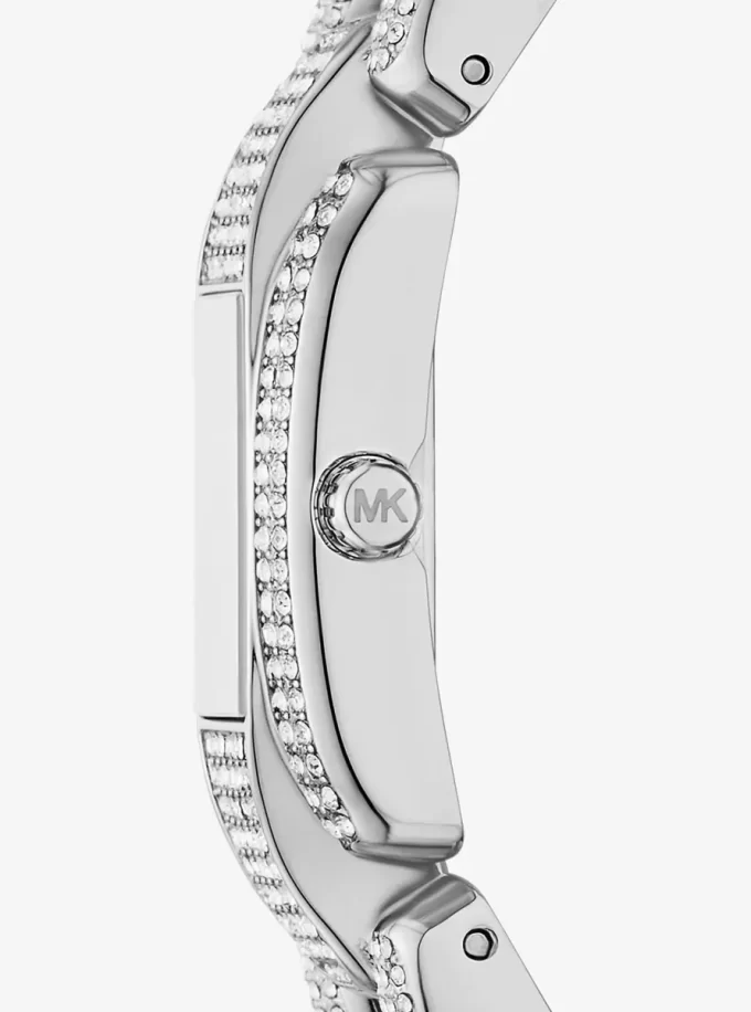 Mini Hally Pavé Silver-Tone Watch Mini Hally Pavé Silver-Tone Watch