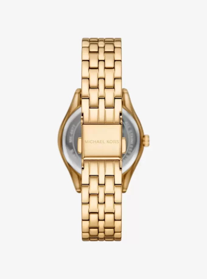 Mini Harlowe Pavé Gold-Tone Watch and Jewelry Set
