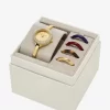 Mini Izzy Pavé Gold-Tone Watch and Interchangeable Bezel Set Mini Izzy Pavé Gold-Tone Watch and Interchangeable Bezel Set
