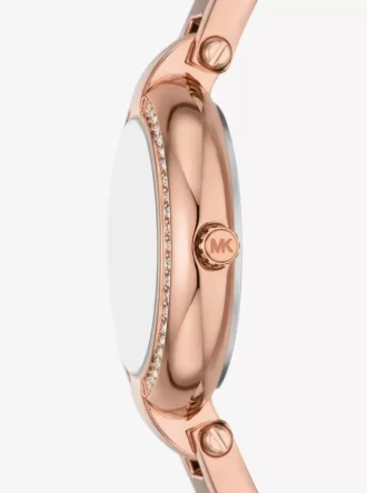 Mini Laney Rose Gold-Tone Bangle Watch