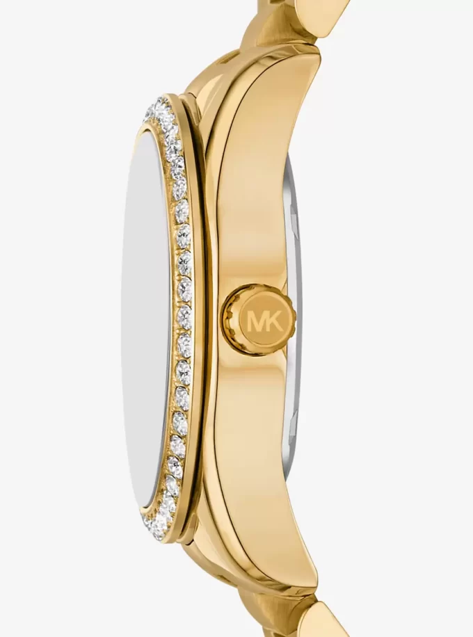 Mini Lexington Pavé Gold-Tone Watch Mini Lexington Pavé Gold-Tone Watch