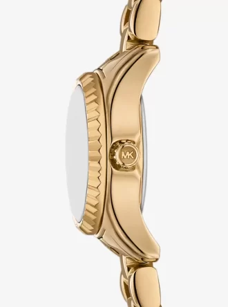 Mini Lexington Pavé Gold-Tone Watch