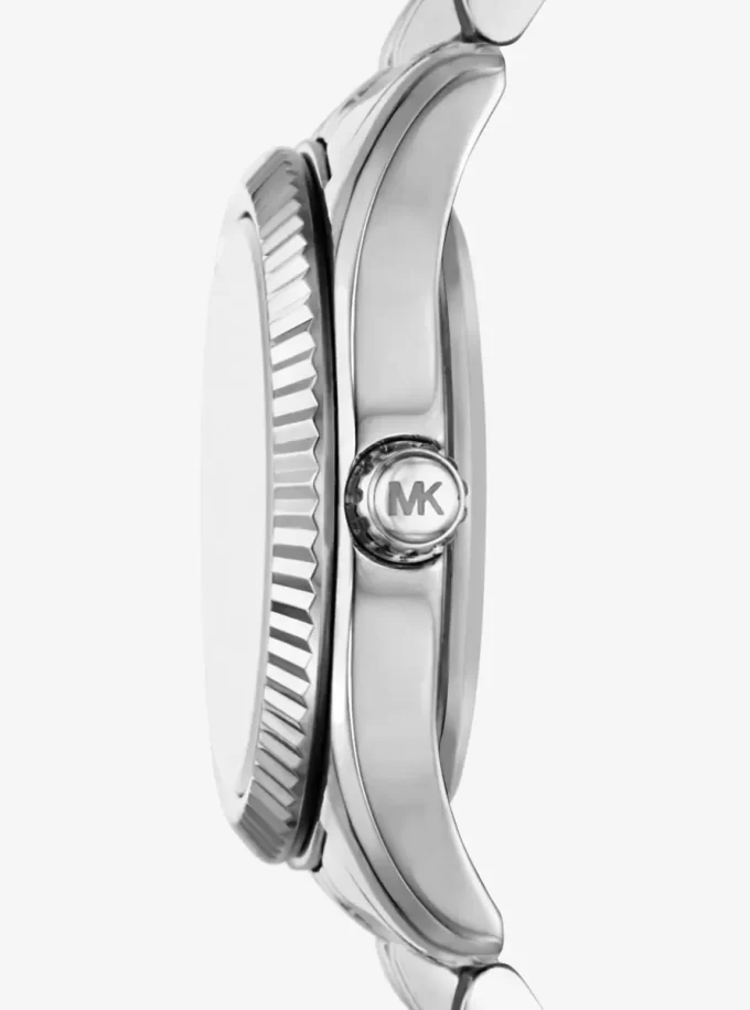 Mini Lexington Pavé Silver-Tone Watch