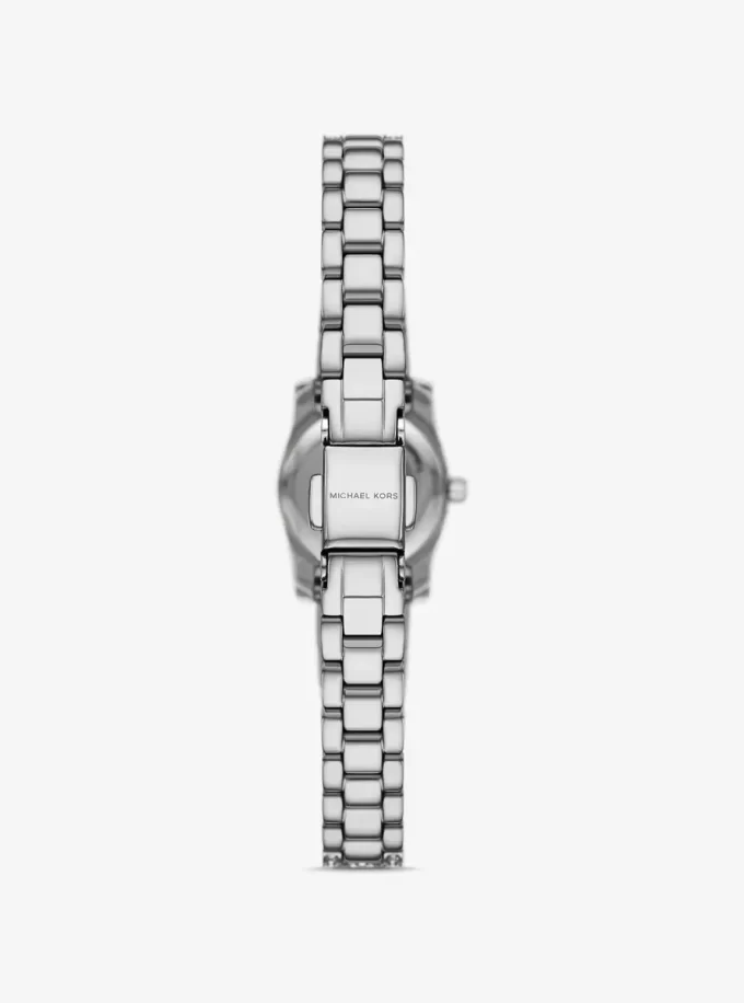 Mini Lexington Pavé Silver-Tone Watch