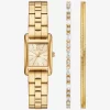 Mini Monroe Gold-Tone Watch and Jewelry Gift Set