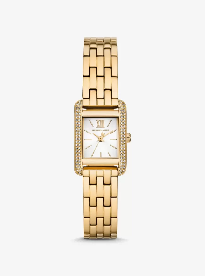 Mini Monroe Pavé Gold-Tone Watch Mini Monroe Pavé Gold-Tone Watch