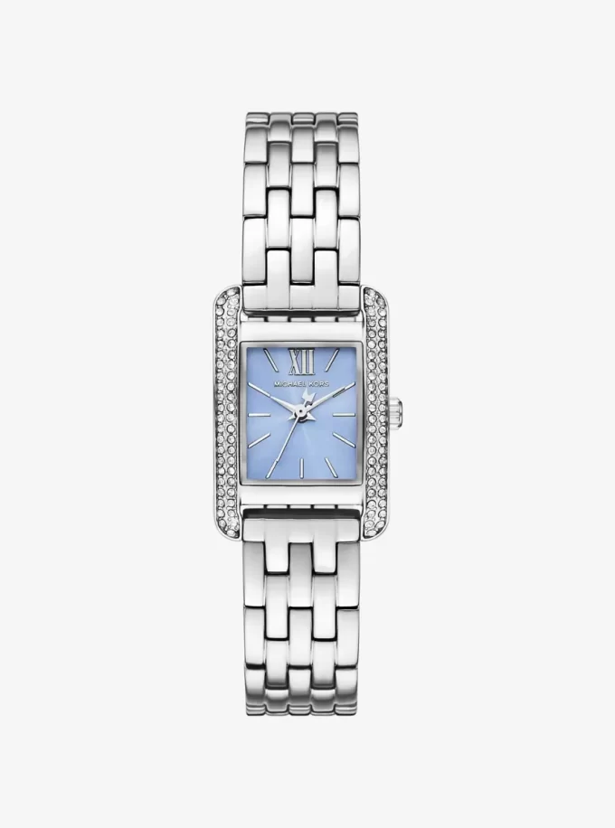 Mini Monroe Pavé Silver-Tone Watch Mini Monroe Pavé Silver-Tone Watch