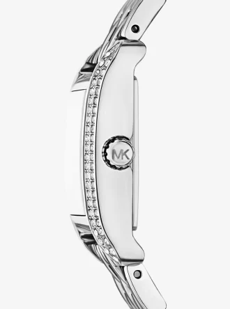 Mini Monroe Pavé Silver-Tone Watch