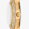 Mini Raquel Pavé Gold-Tone Watch Mini Raquel Pavé Gold-Tone Watch