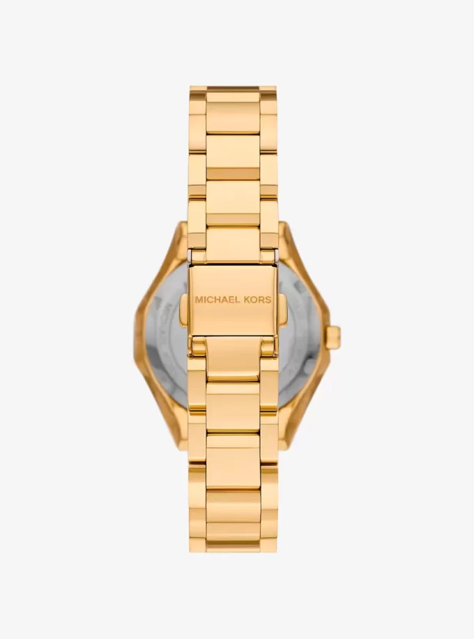 Mini Raquel Pavé Gold-Tone Watch Mini Raquel Pavé Gold-Tone Watch