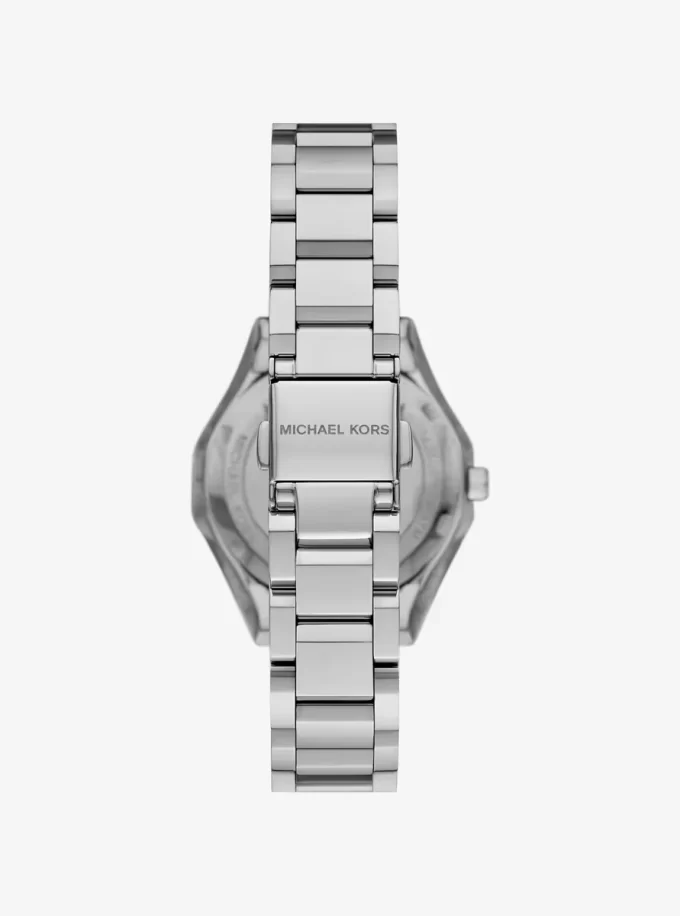 Mini Raquel Pavé Silver-Tone Watch