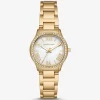 Mini Sage Pavé Gold-Tone Watch Mini Sage Pavé Gold-Tone Watch