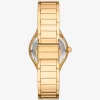 Mini Sylvia Pavé Gold-Tone Watch and Bracelet Gift Set Mini Sylvia Pavé Gold-Tone Watch and Bracelet Gift Set
