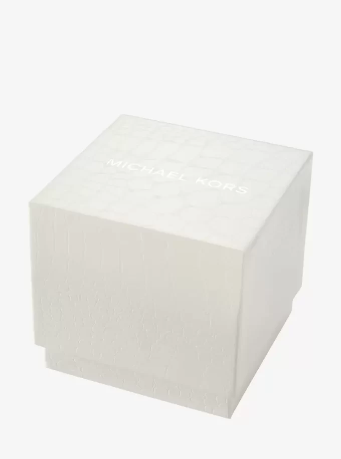 Mini Sylvia Pavé Silver-Tone Watch and Bracelet Gift Set Mini Sylvia Pavé Silver-Tone Watch and Bracelet Gift Set