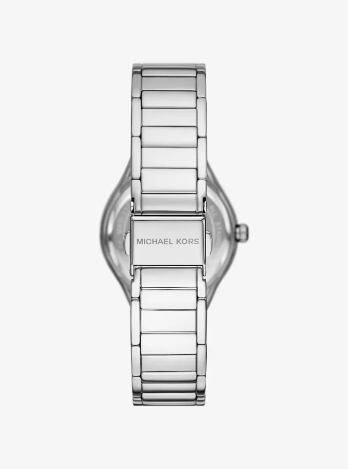 Mini Sylvia Pavé Silver-Tone Watch and Bracelet Gift Set Mini Sylvia Pavé Silver-Tone Watch and Bracelet Gift Set