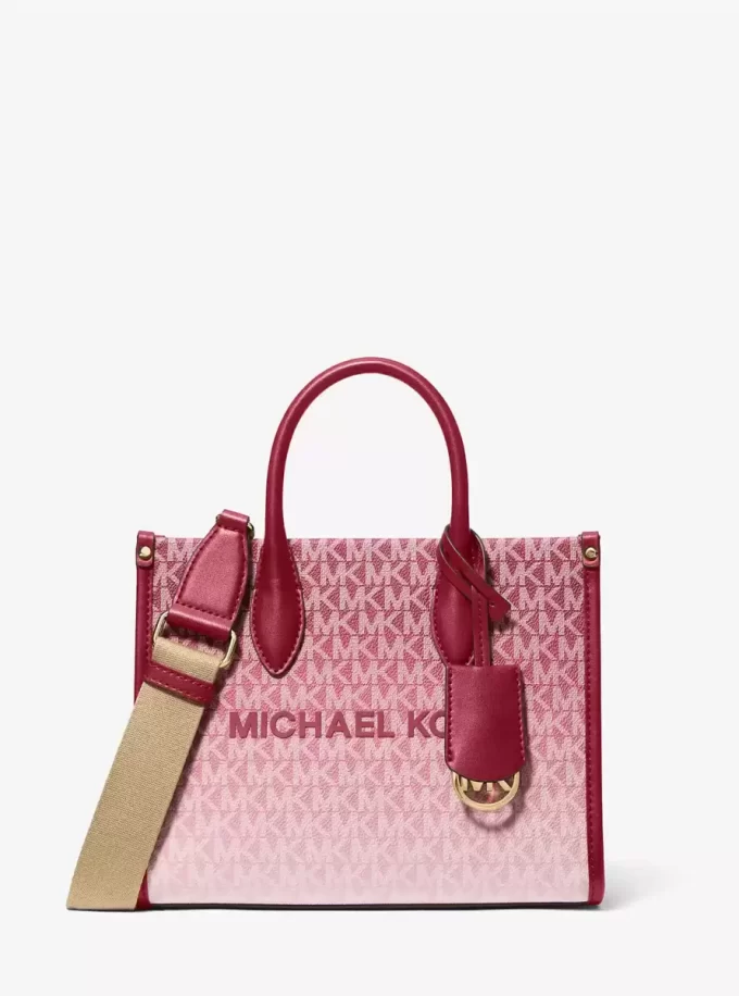 Mirella Small Ombré Signature Logo Convertible Crossbody Bag Mirella Small Ombré Signature Logo Convertible Crossbody Bag