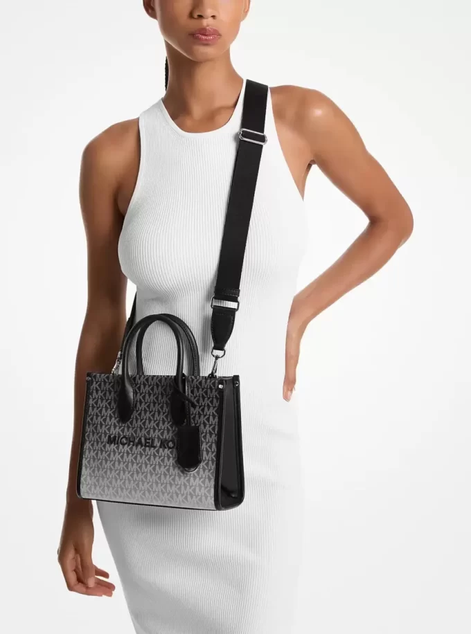 Mirella Small Ombré Signature Logo Crossbody Bag Mirella Small Ombré Signature Logo Crossbody Bag