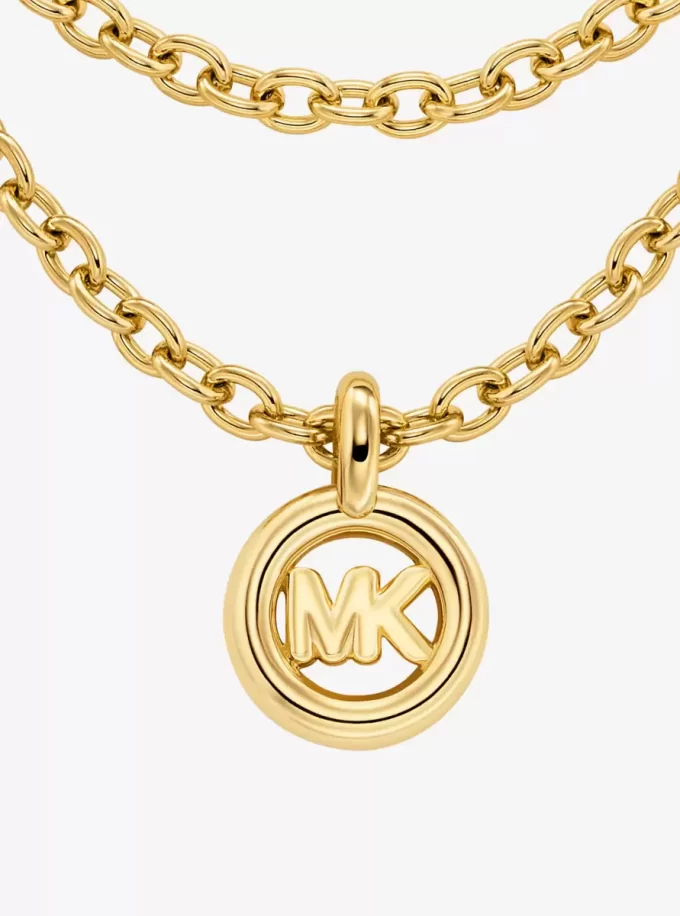 MK Pop Charm Chain-Link Necklace MK Pop Charm Chain-Link Necklace