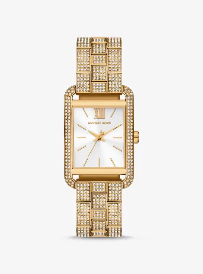Monroe Pavé Gold-Tone Watch Monroe Pavé Gold-Tone Watch