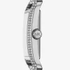 Monroe Pavé Silver-Tone Watch Monroe Pavé Silver-Tone Watch
