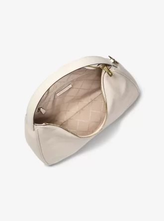 Nayla Medium Pebbled Leather Shoulder Bag